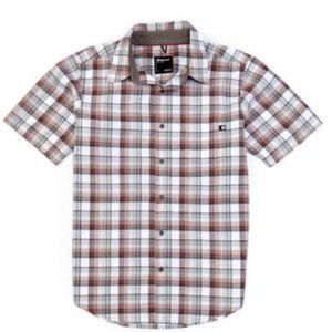 NWT Marmot Marmot Syrocoo Plaid Short-Sleeve Woven Shirt - Picante